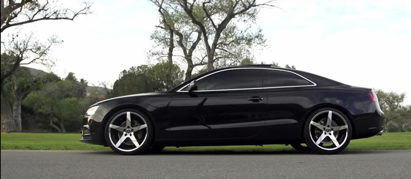 Audi A5 | 20' Invictus Z Black x Machine Finishes | Lexani Wheels