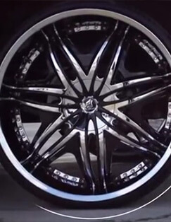 2015 Black Chevy Tahoe LTZ on 28 inch Diablo Morpheus Wheels