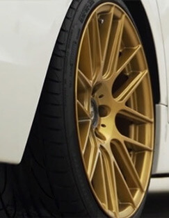 Modified BMW 550i M-Sport | 20' Euro Gold Finish | Lexani Wheels