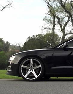 Audi A5 | 20' Invictus Z Black x Machine Finishes | Lexani Wheels