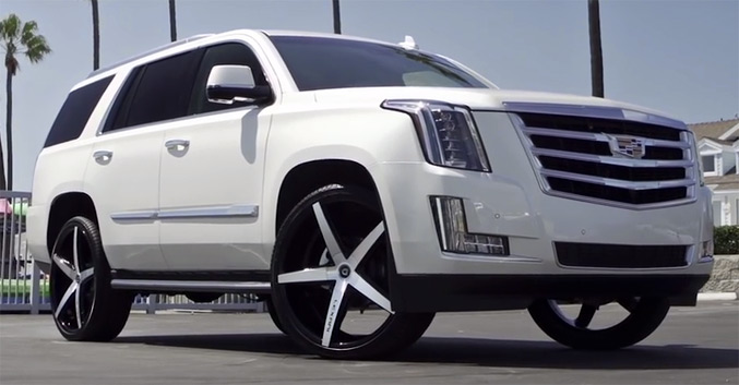 2015 Cadillac Escalade on 26' R-Four Lexani Wheels/Rims