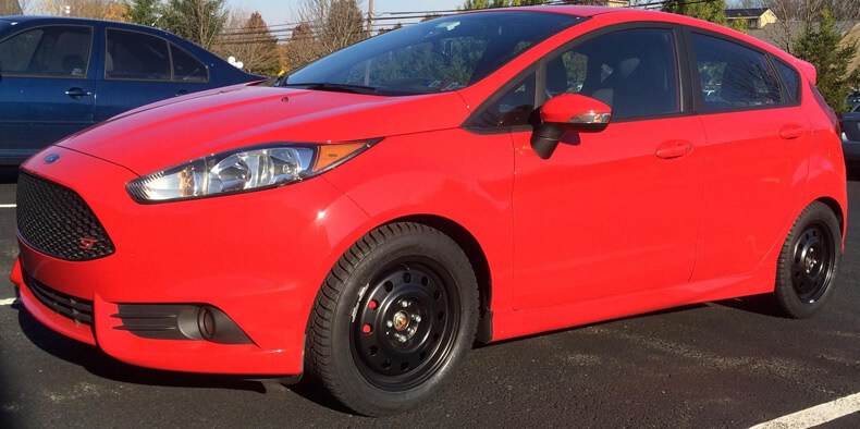 Steel Wheels on Ford Fiesta